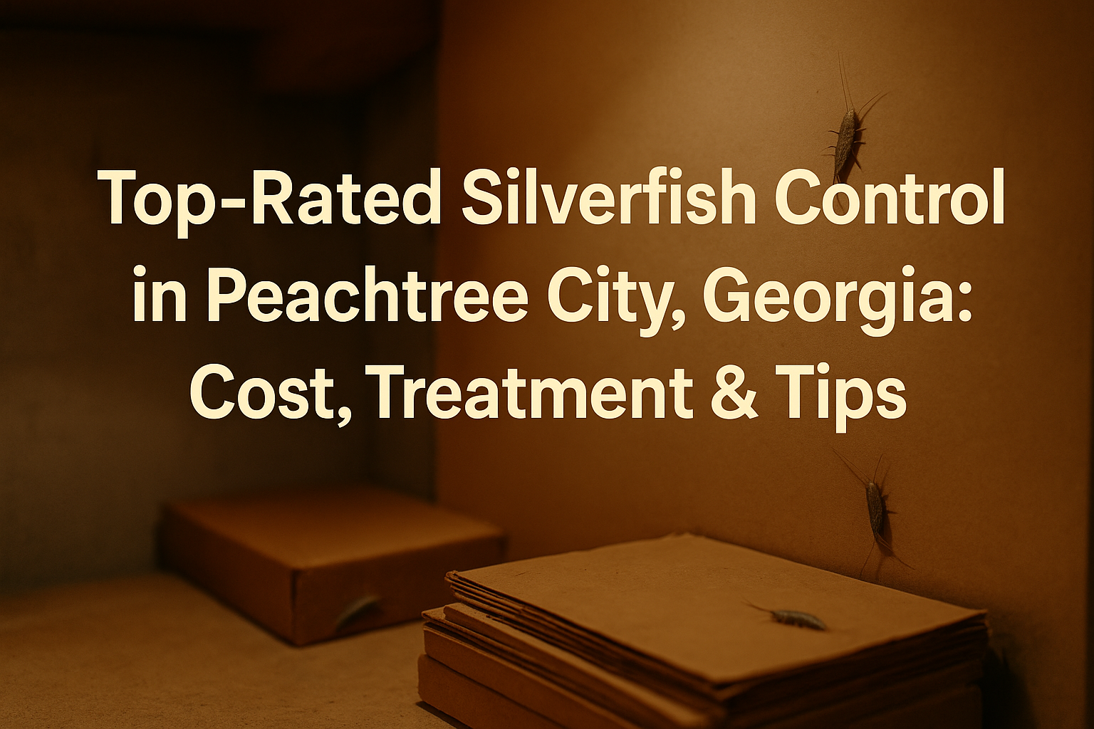 Silverfish Control Peachtree City, Georgia