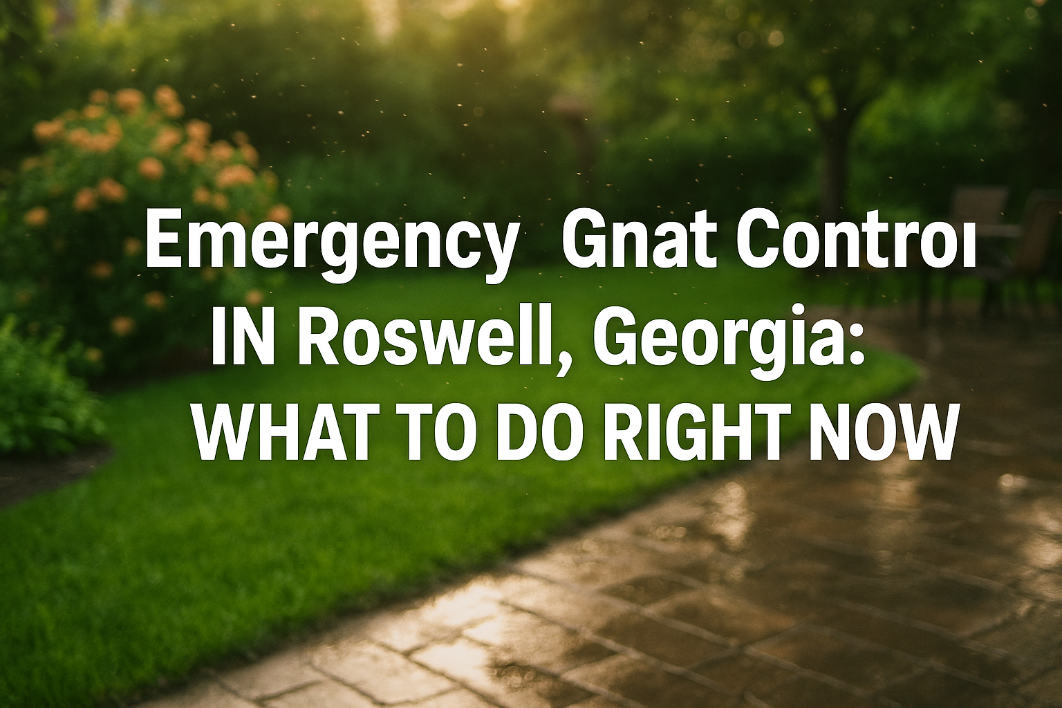 Gnat Control Roswell, Georgia