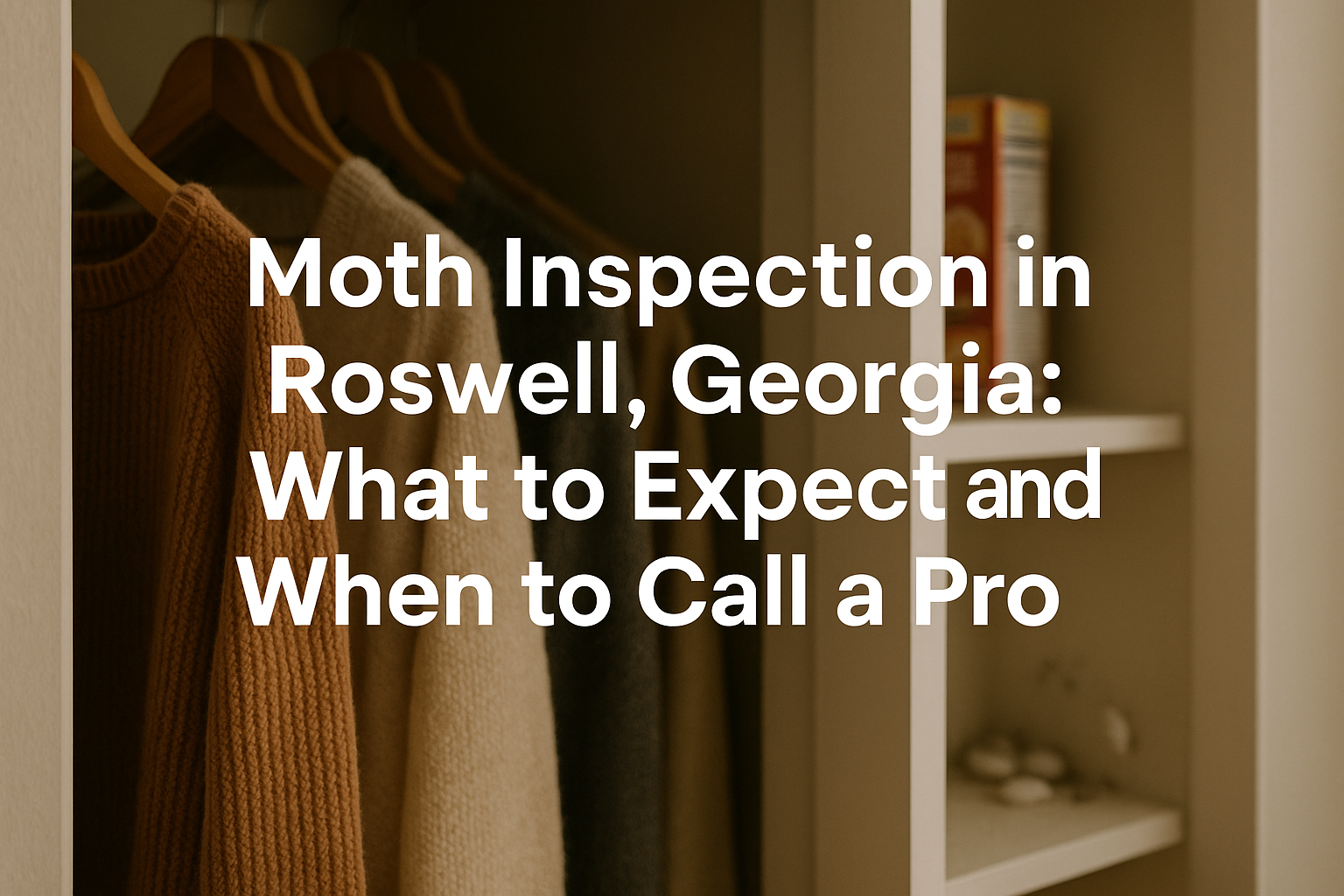 Moth Inspection Roswell, Georgia