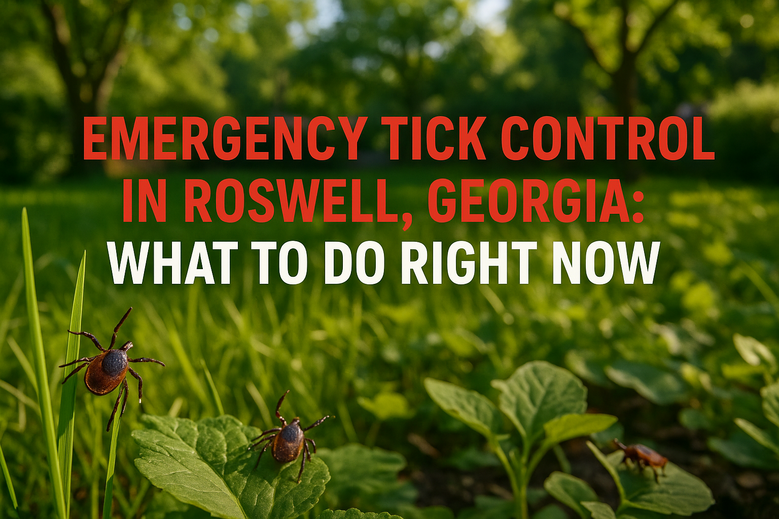 Tick Control Roswell, Georgia