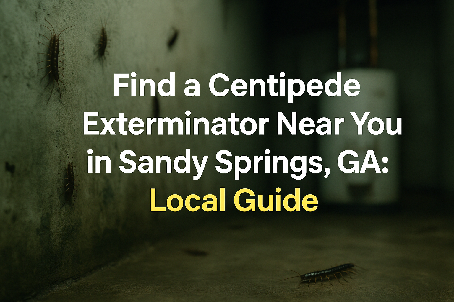 Centipede Exterminator Sandy Springs, GA