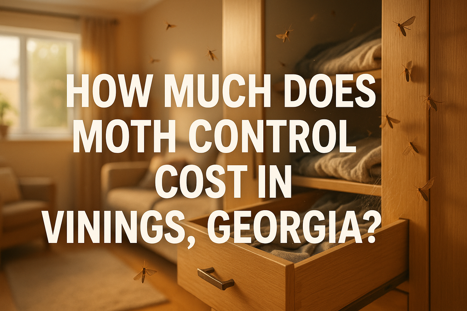 Moth control cost Vinings, Georgia?