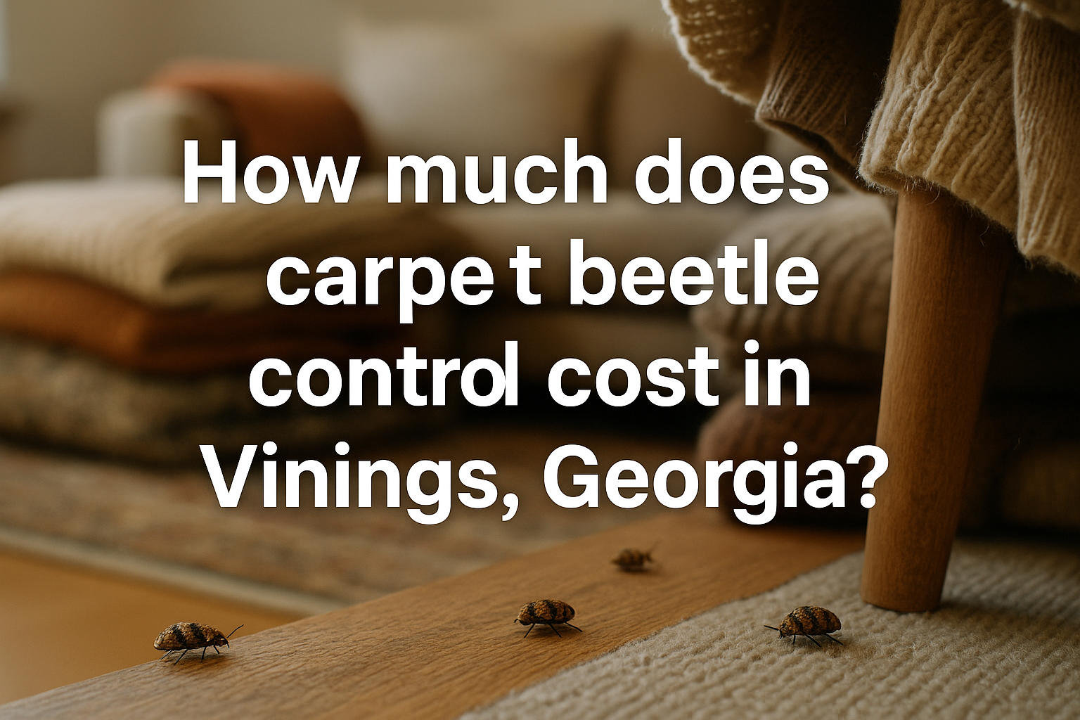 Carpet beetle control cost Vinings, Georgia