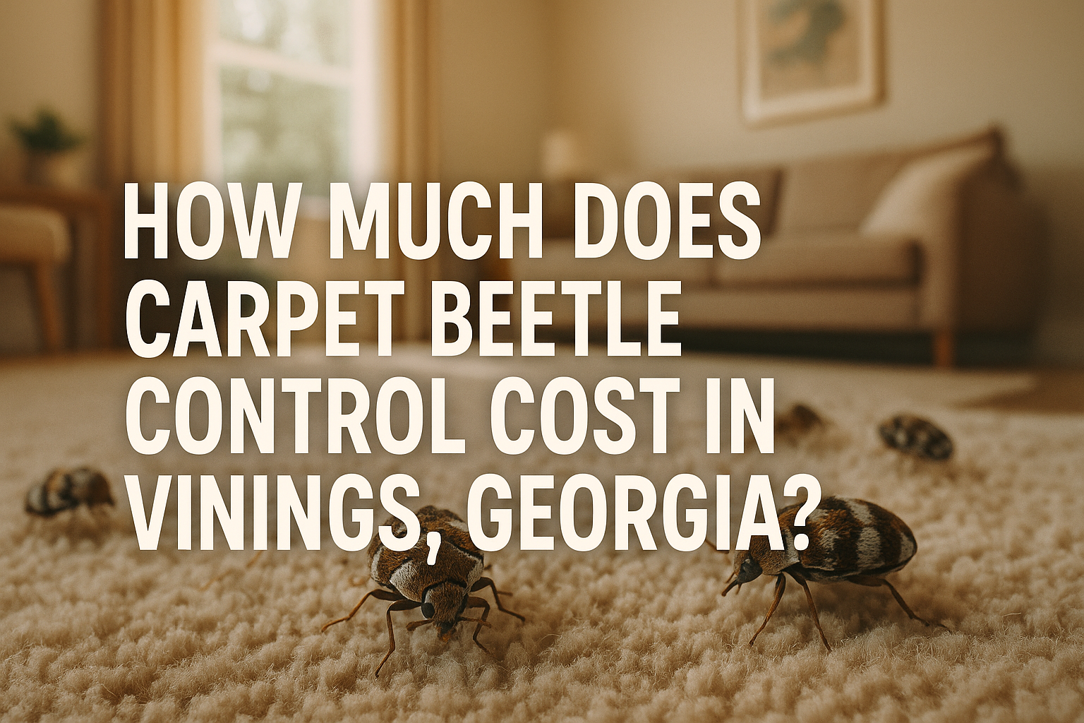 Carpet beetle control Vinings, Georgia