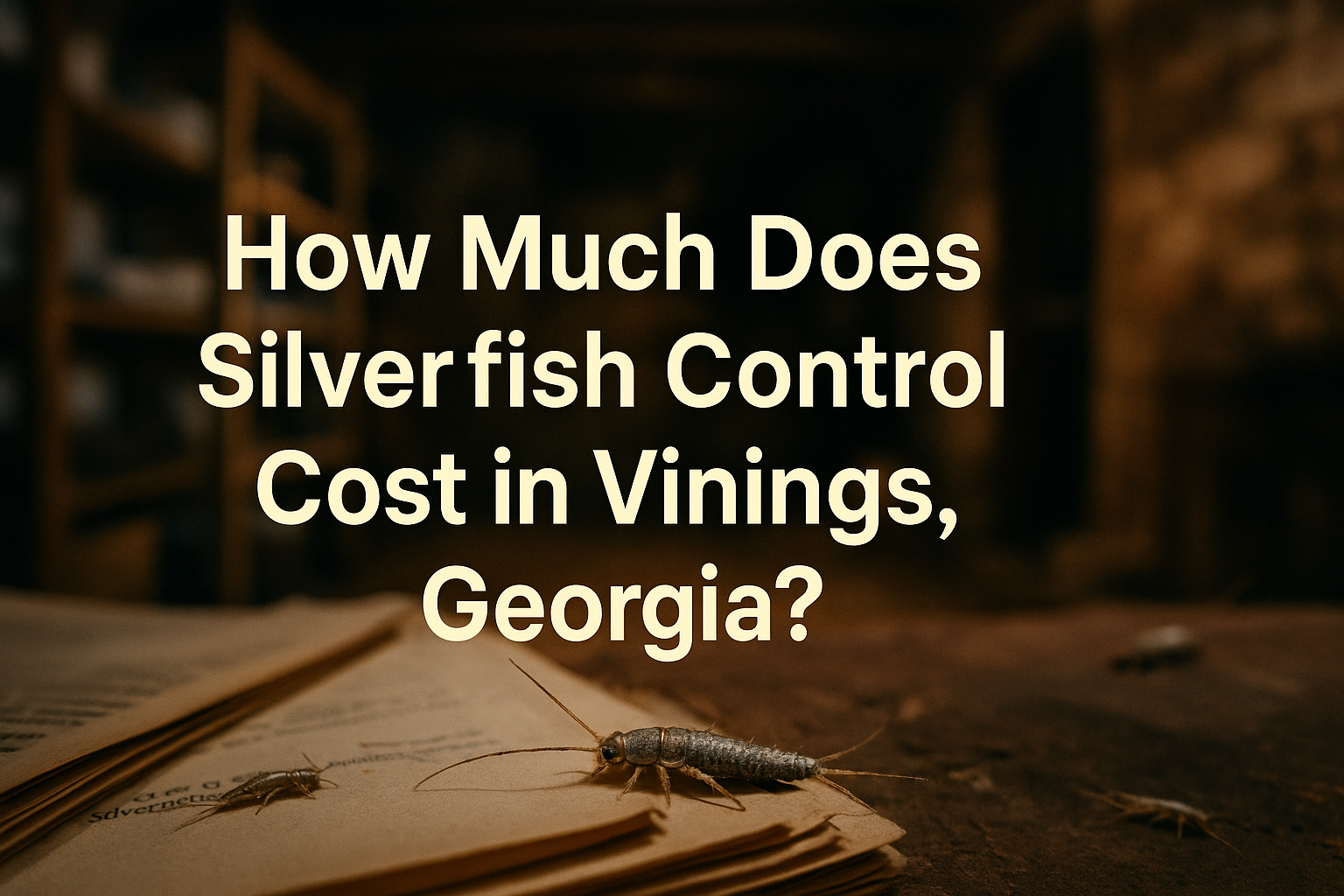 Silverfish control Vinings, Georgia