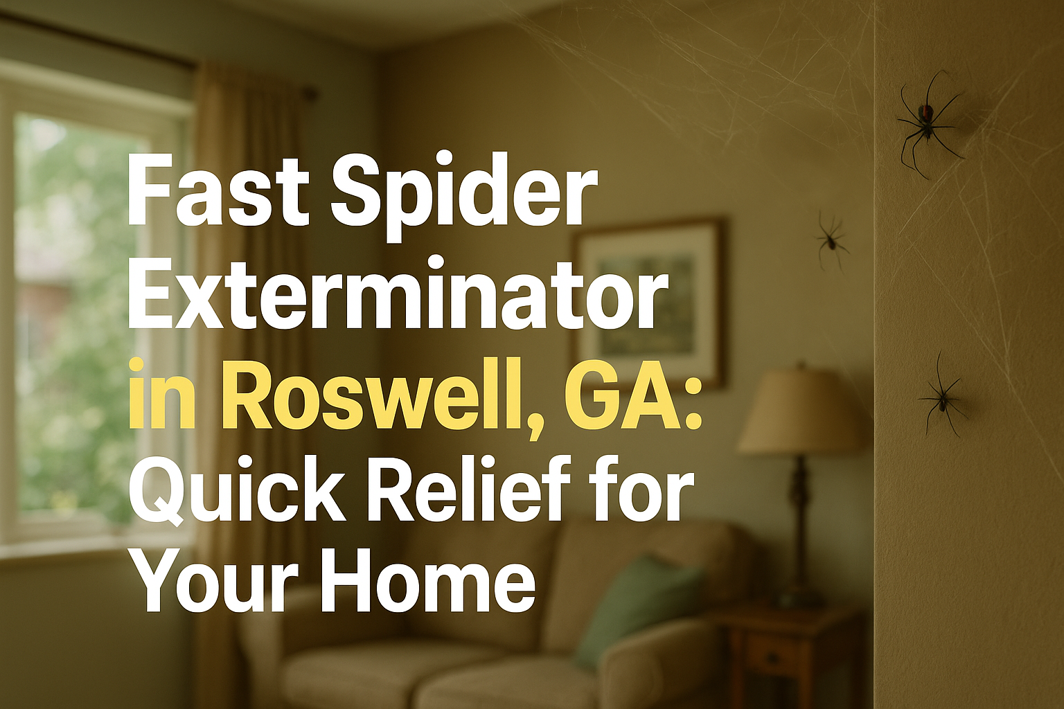 Spider Exterminator Roswell, GA