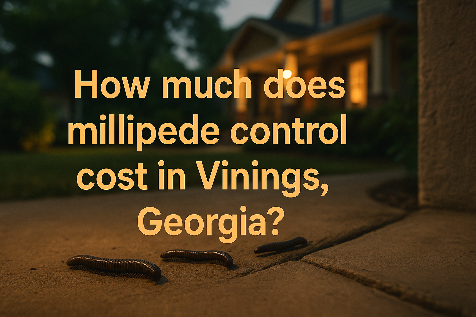 Millipede control Vinings, Georgia?