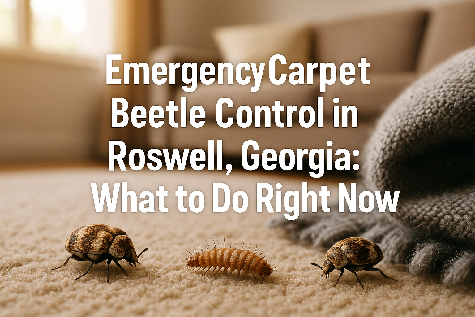 Carpet Beetle Control Roswell, Georgia