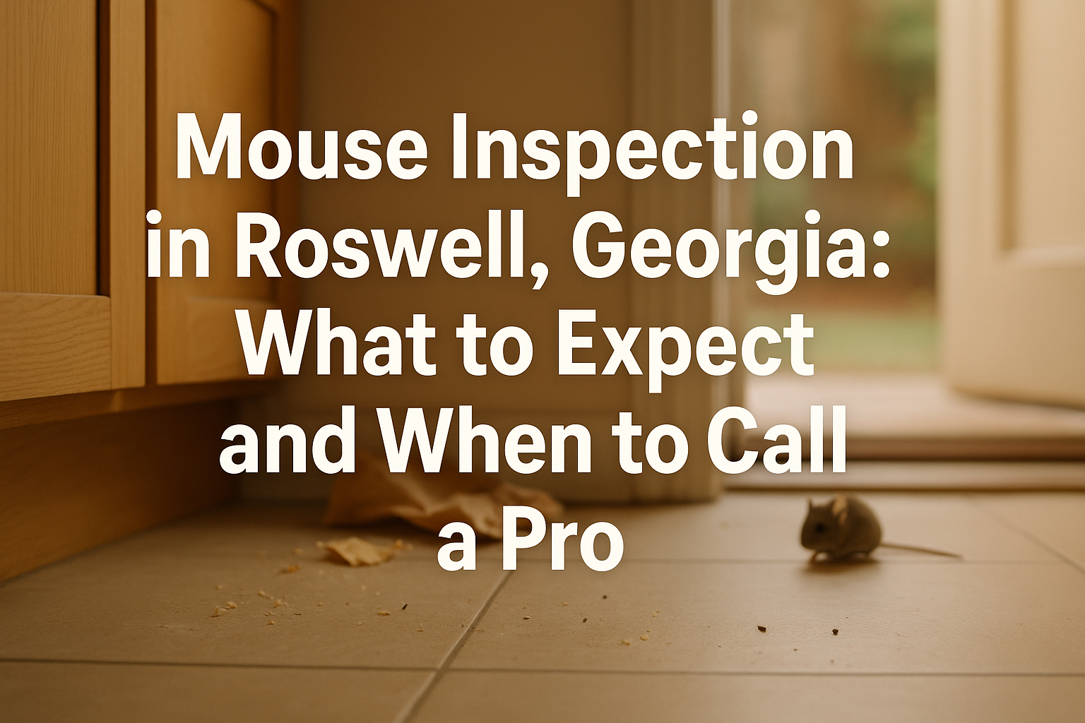 Mouse Inspection Roswell, Georgia