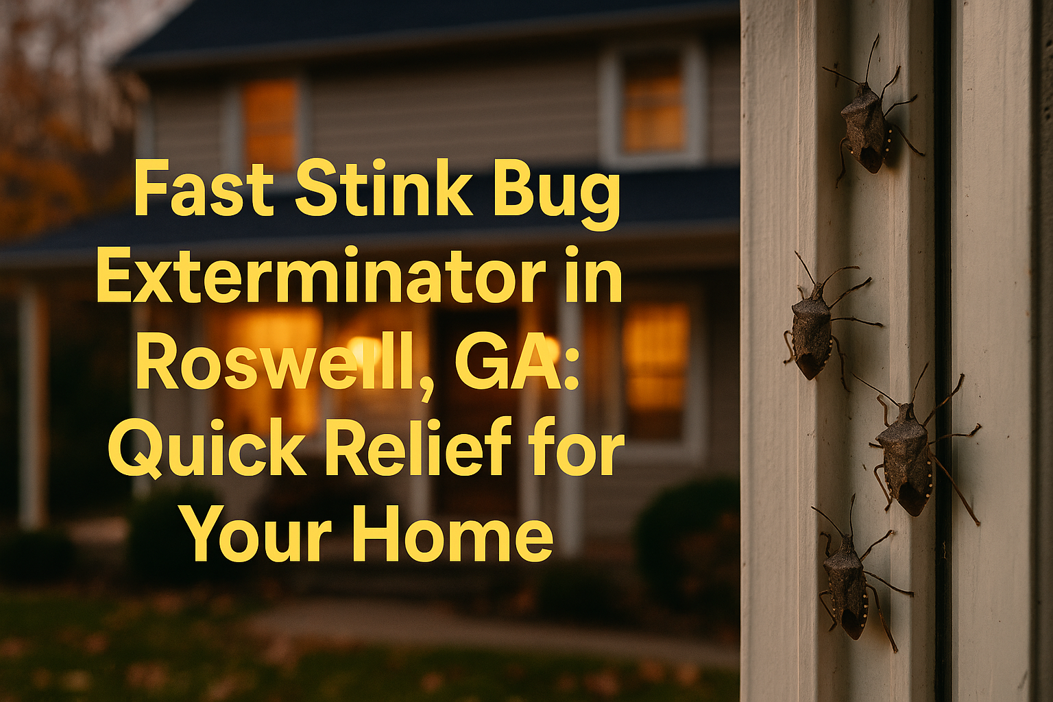 Stink Bug Exterminator Roswell, GA