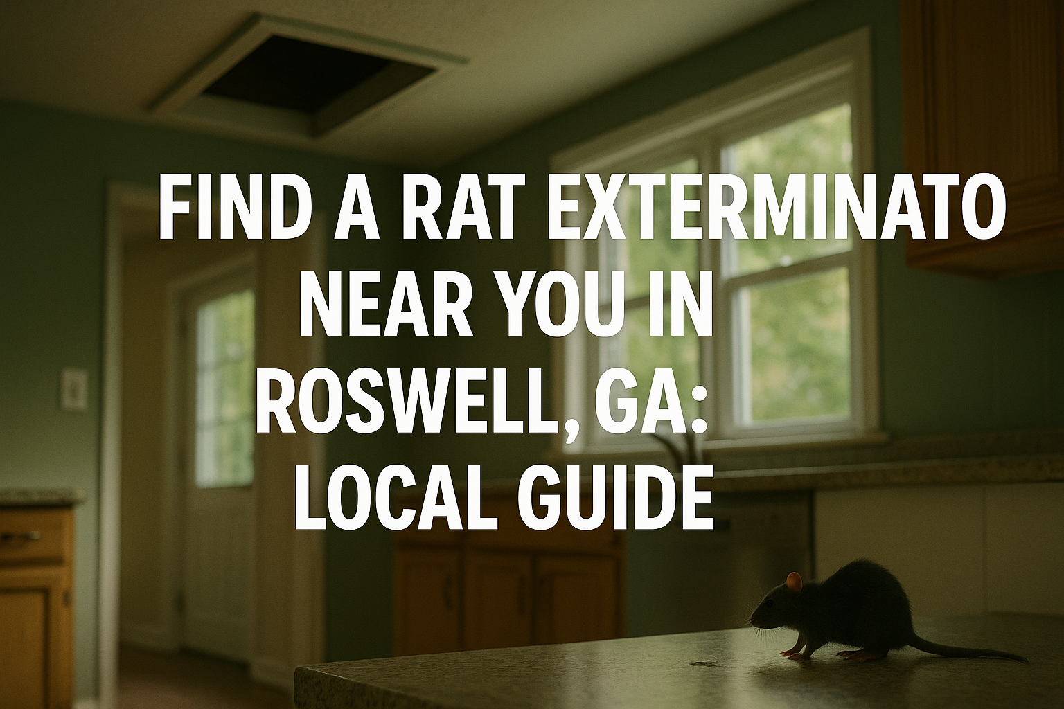 Rat Exterminator Roswell, GA