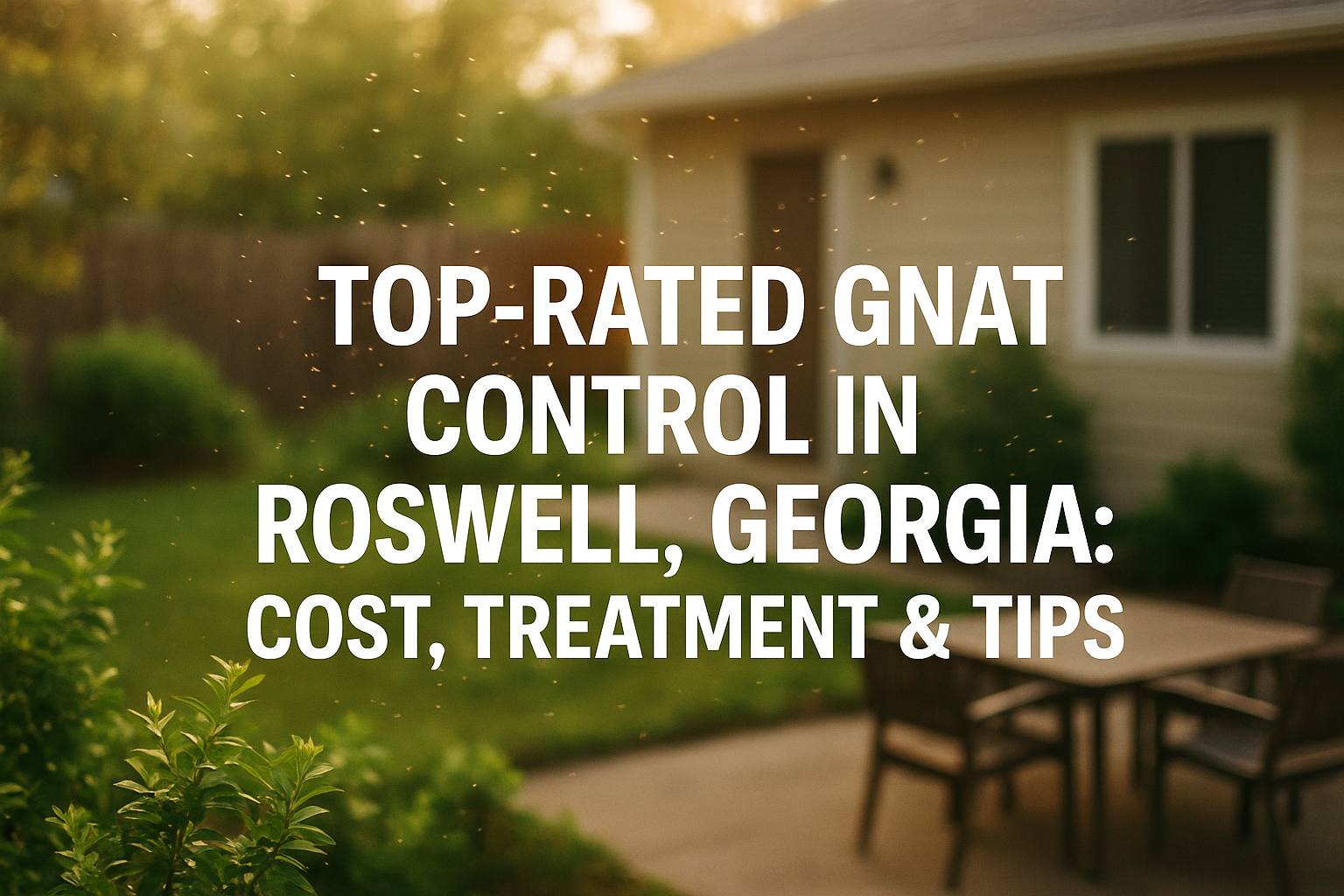 Gnat Control Roswell, Georgia