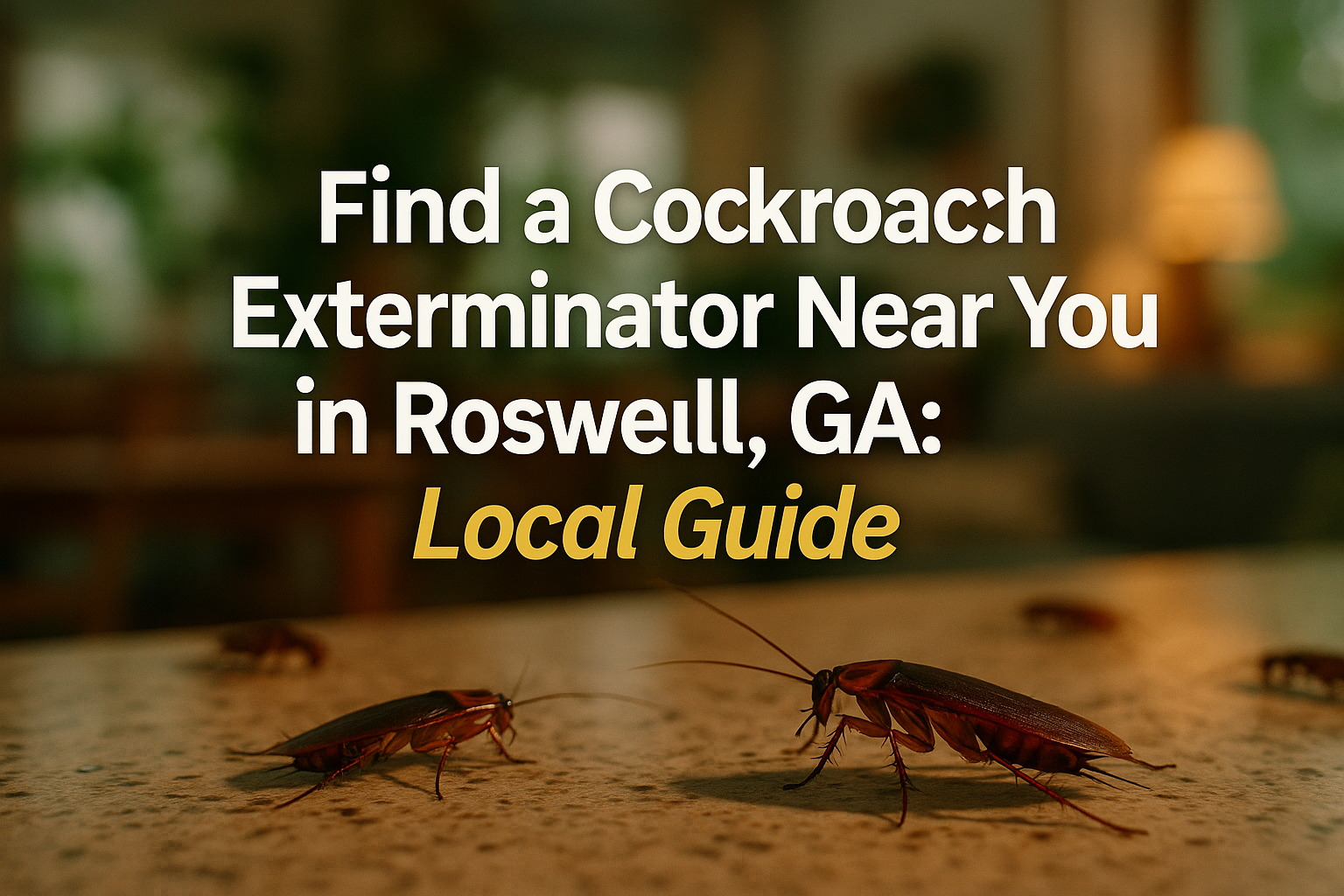 Cockroach Exterminator Roswell, GA