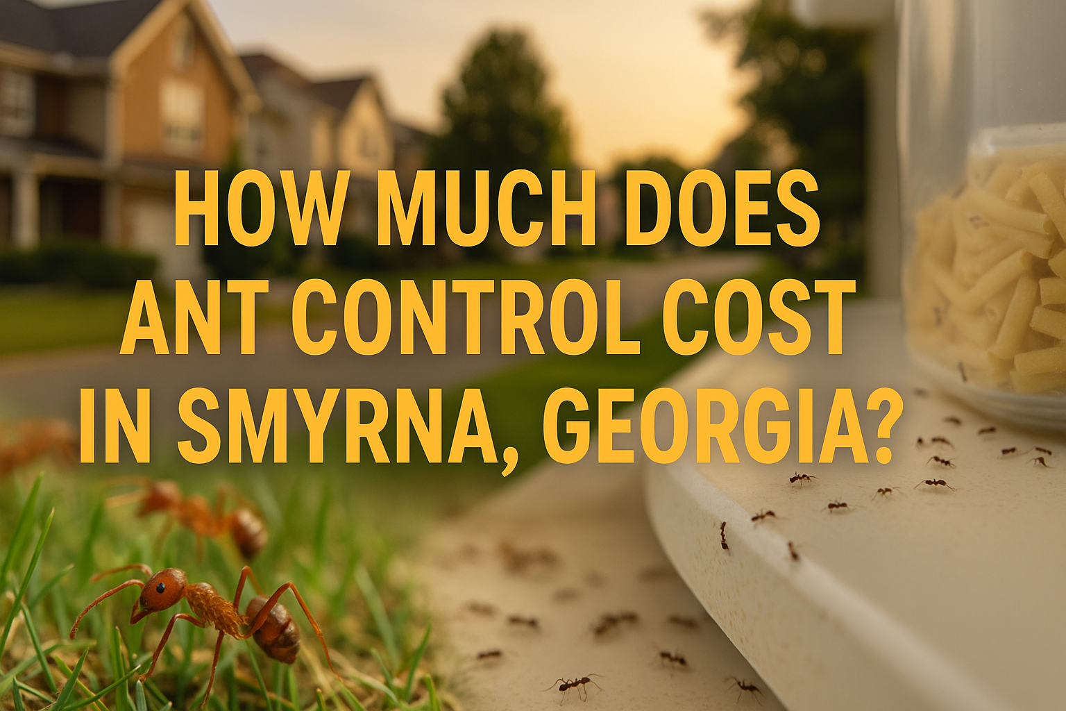Ant control cost Smyrna, Georgia