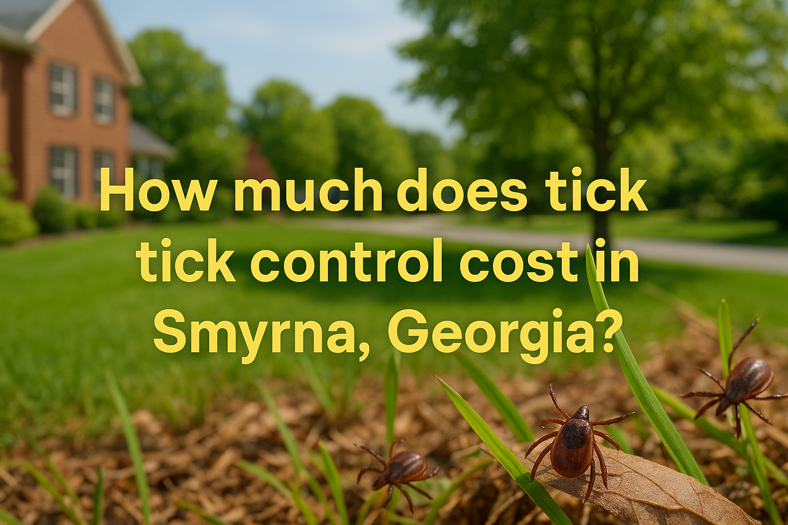 Tick control cost in Smyrna, Georgia