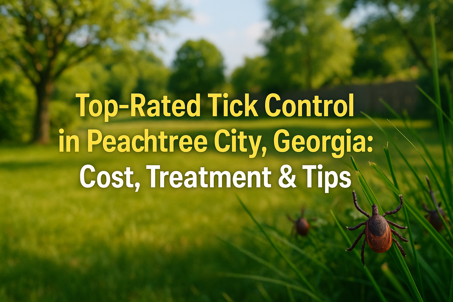 Tick Control Peachtree City, Georgia