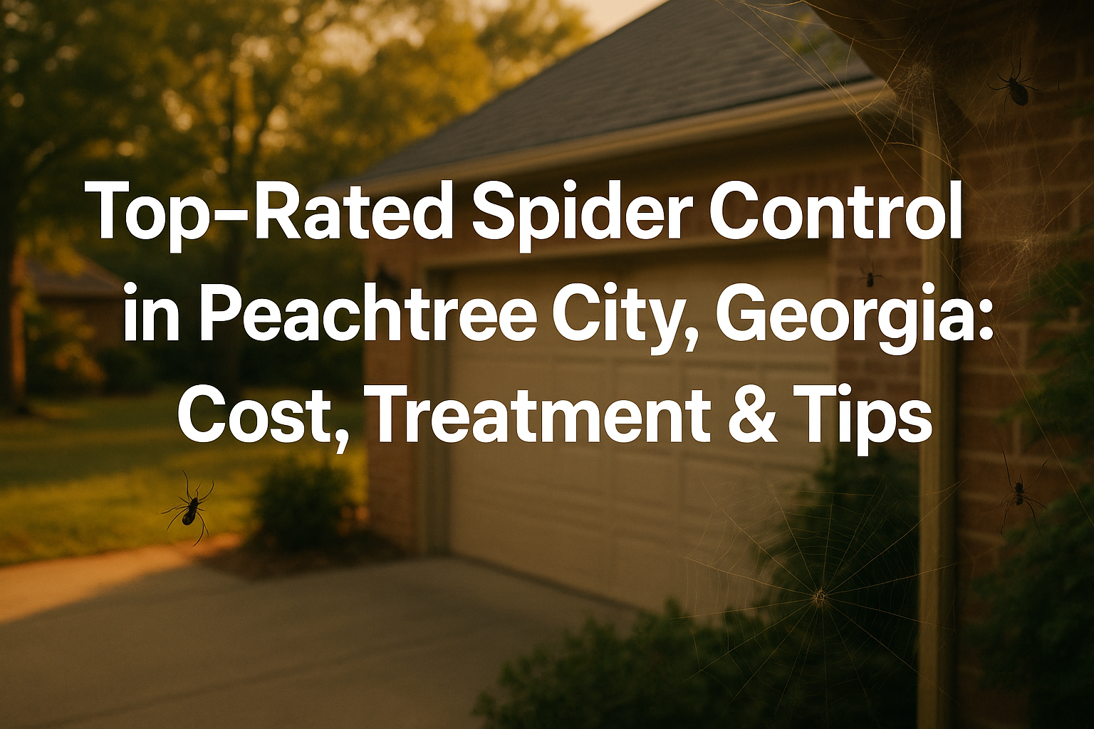 Spider Control Peachtree City, GA