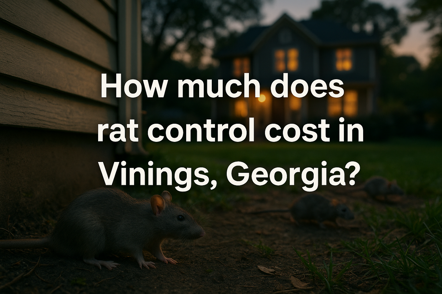 Rat control cost Vinings, Georgia
