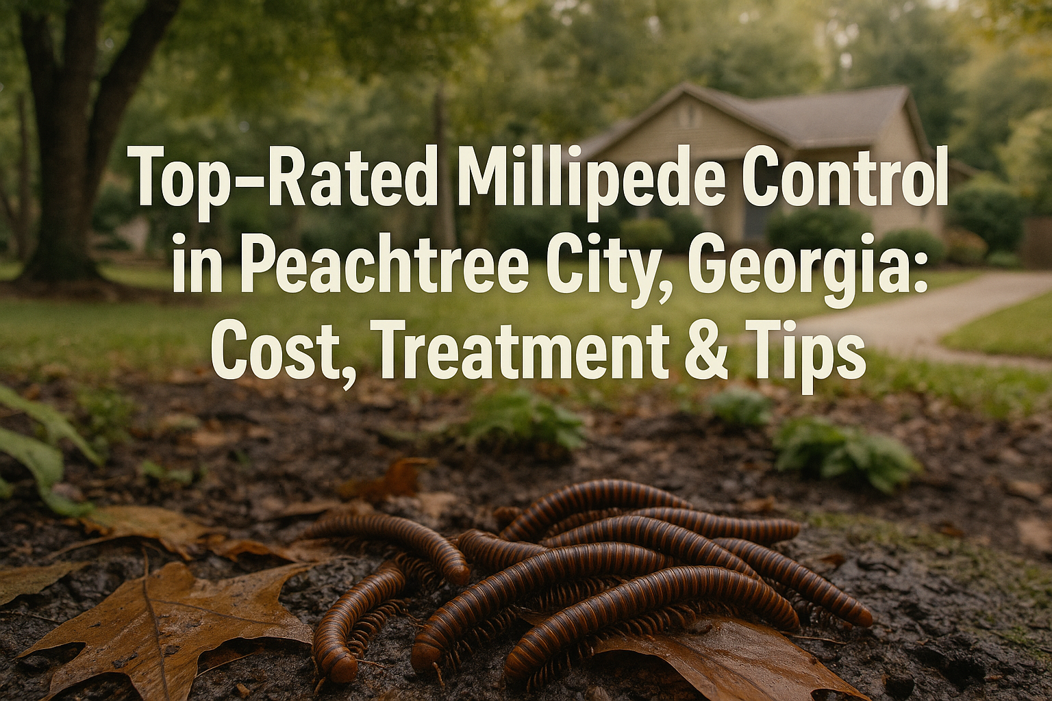Top-Rated Millipede Control in Peachtree City, Georgia: Cost, Treatment & Tips