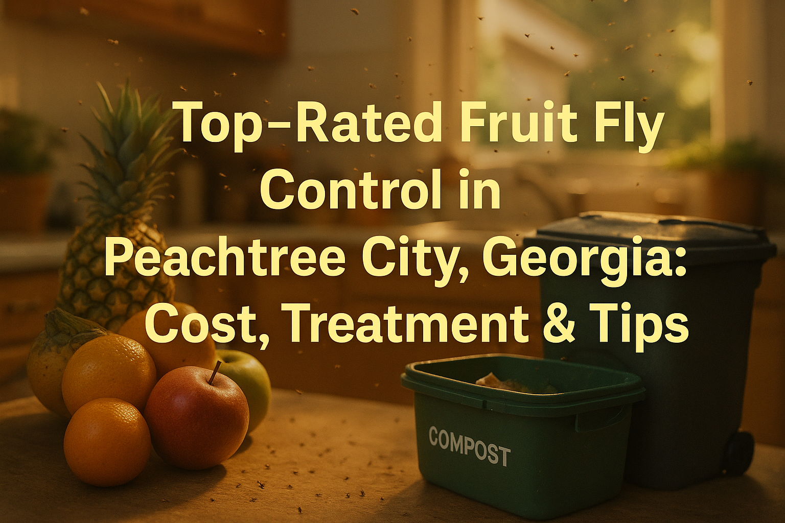 Top-Rated Fruit Fly Control in Peachtree City, Georgia: Cost, Treatment & Tips
