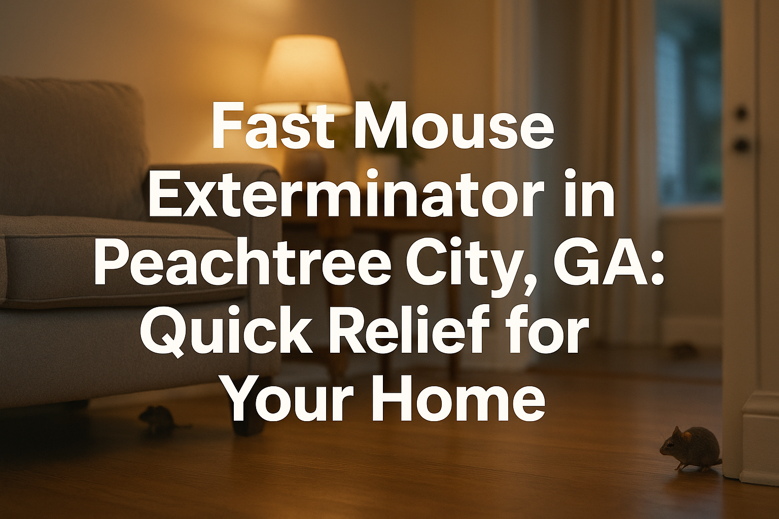 Fast Mouse Exterminator in Peachtree City, GA: Quick Relief for Your Home