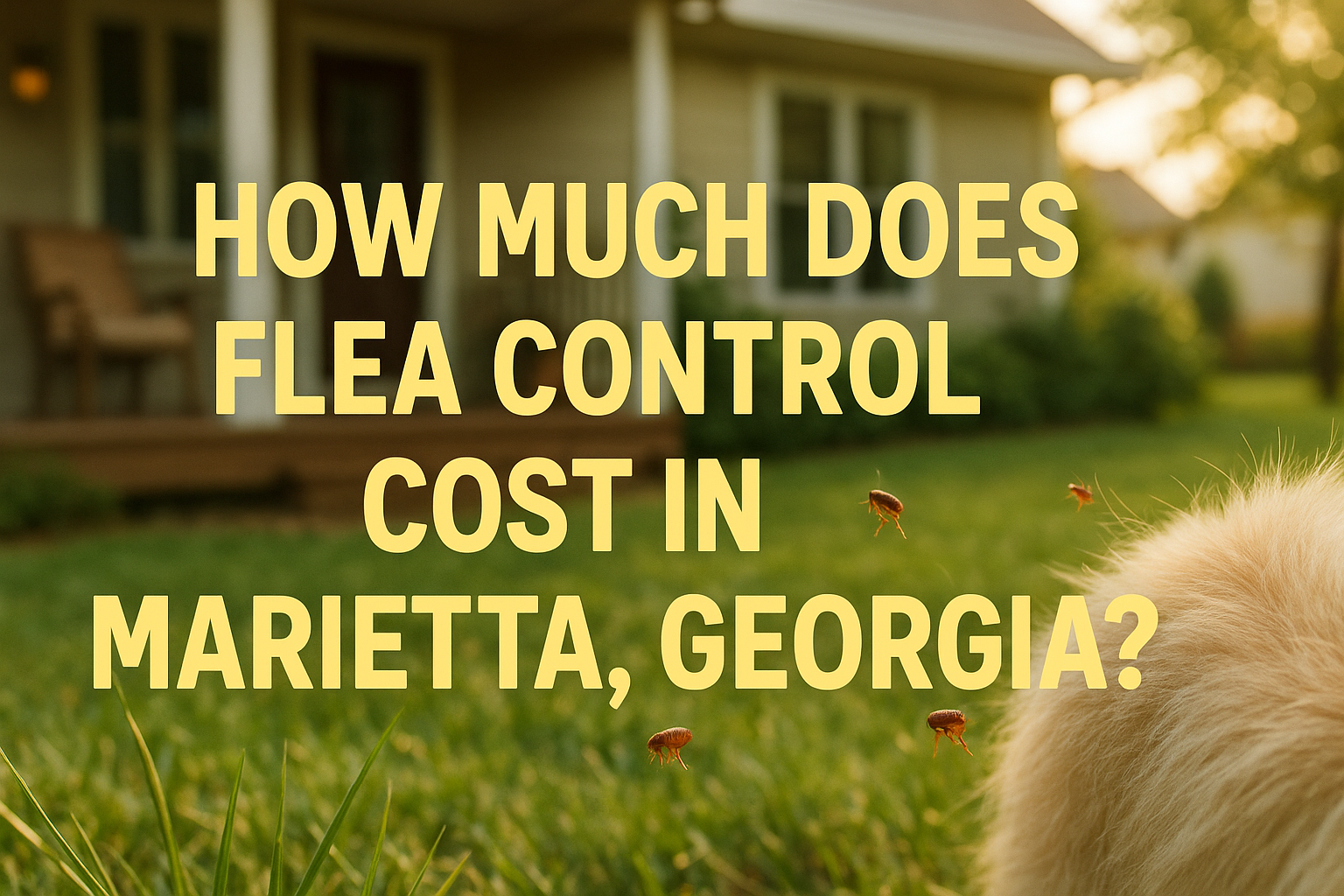Flea control cost Marietta