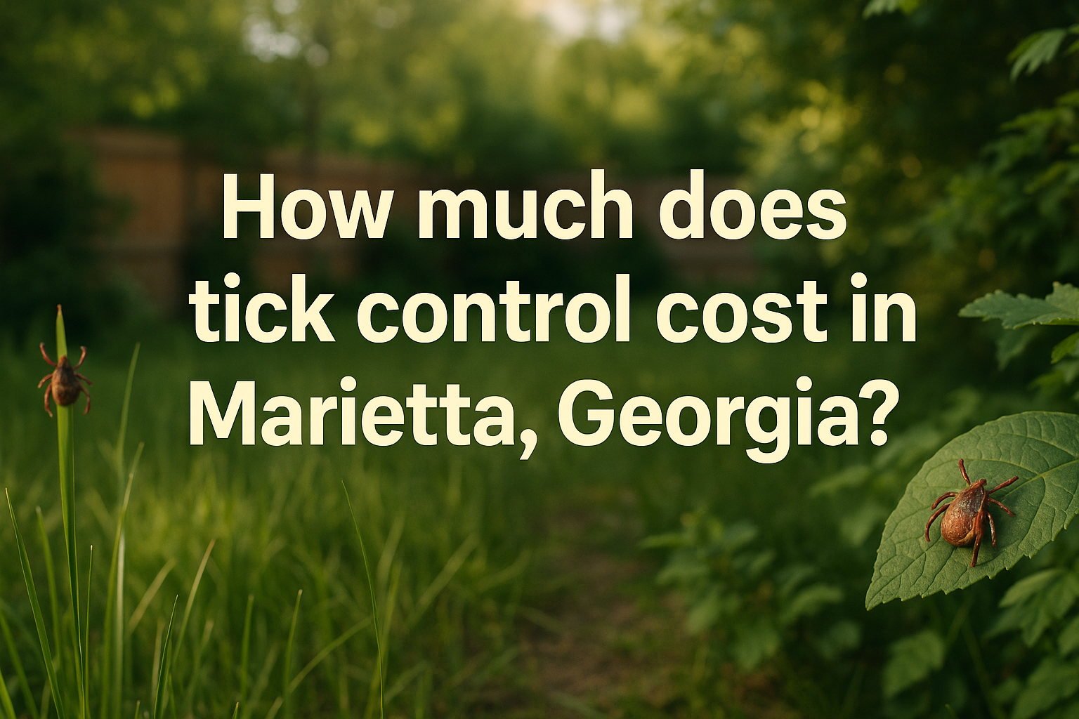 Tick control cost Marietta