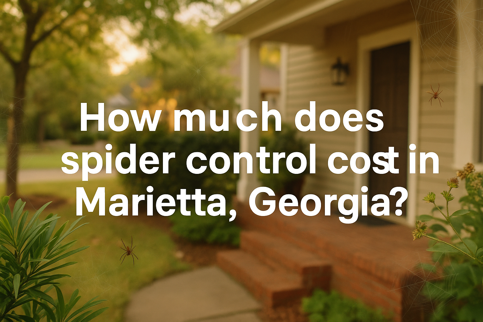 Spider control cost Marietta