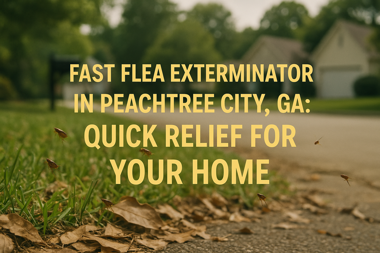 Flea Exterminator Peachtree City, GA