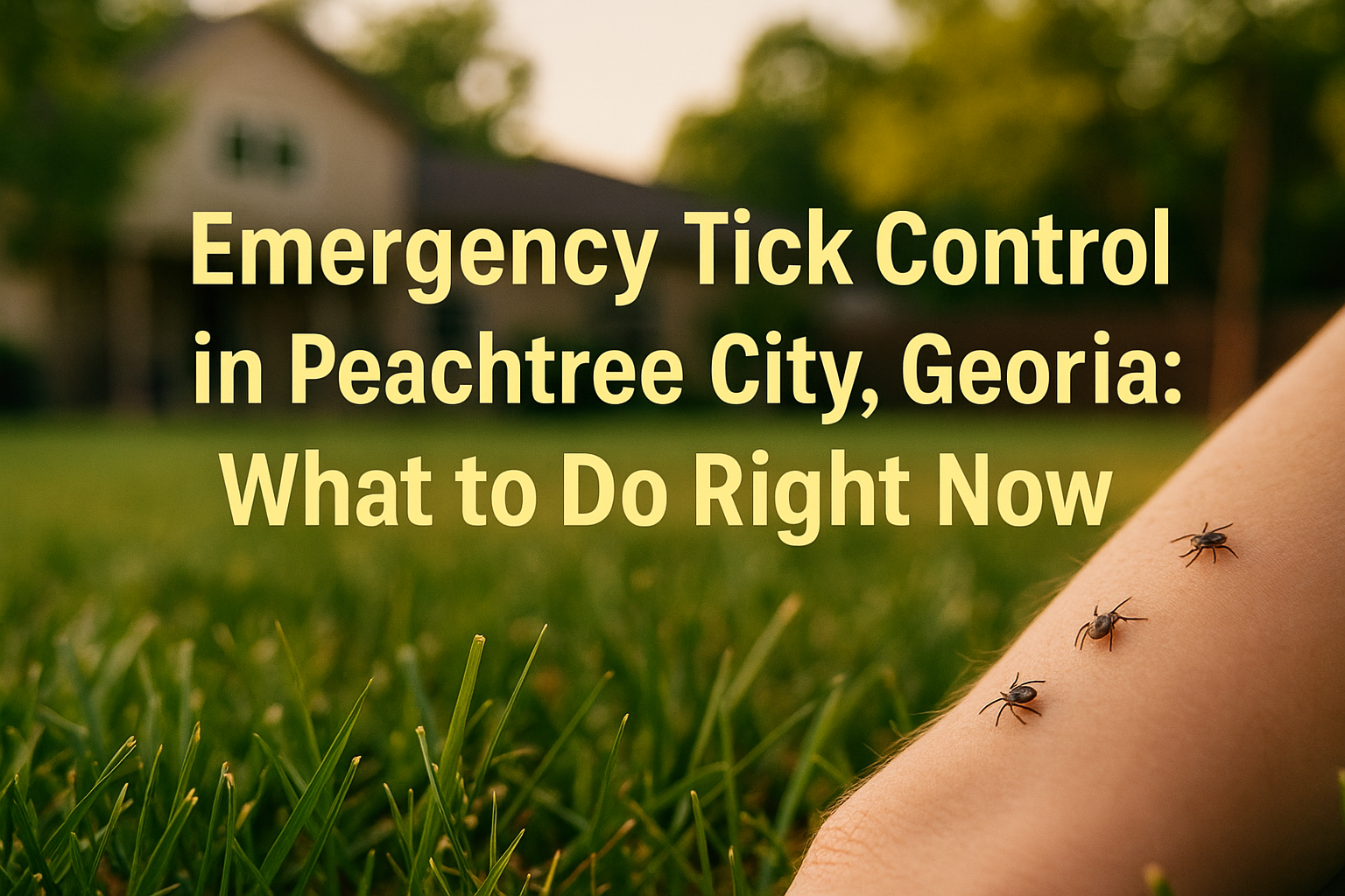 Tick Control Peachtree City GA
