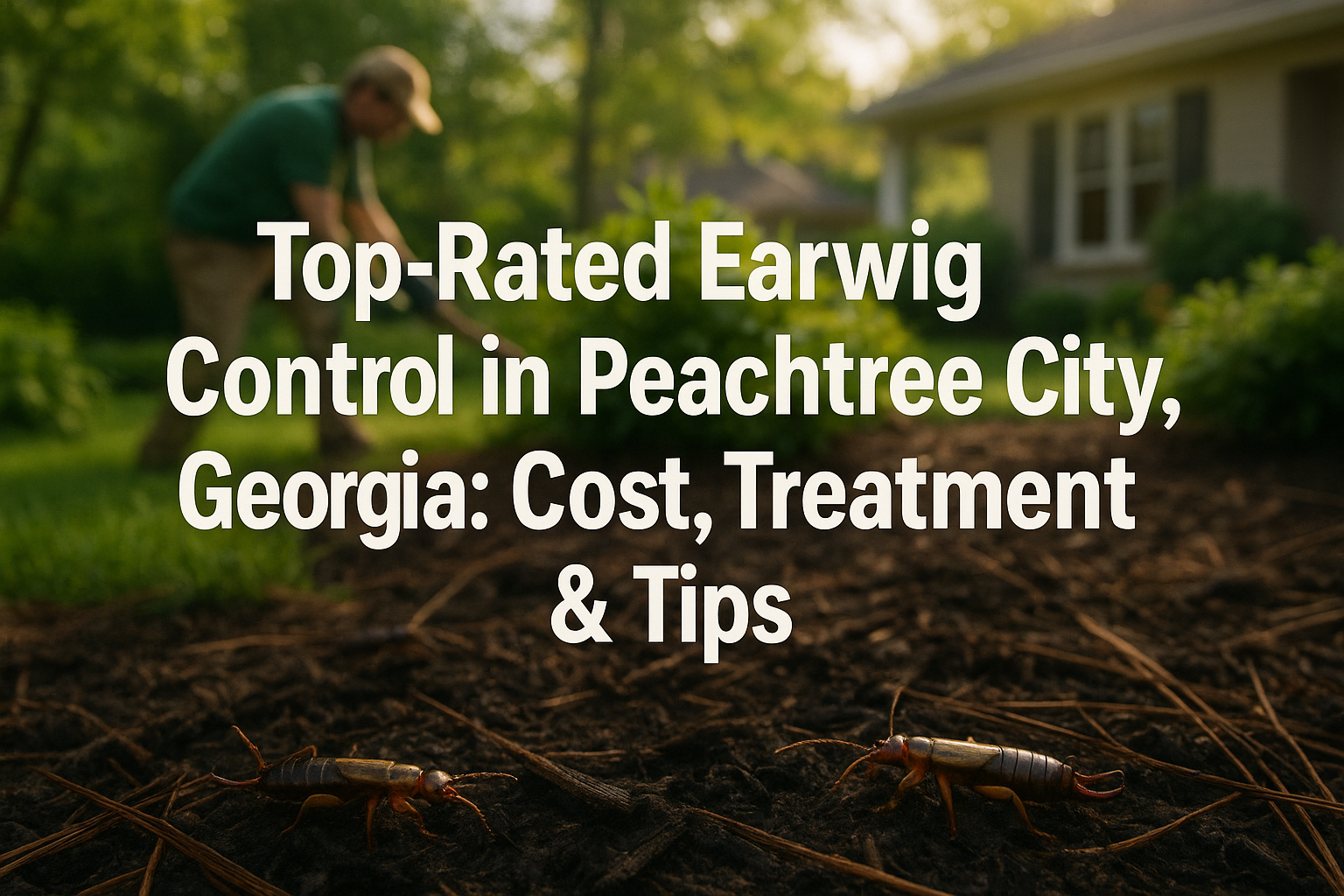 Top-Rated Earwig Control in Peachtree City, Georgia: Cost, Treatment & Tips