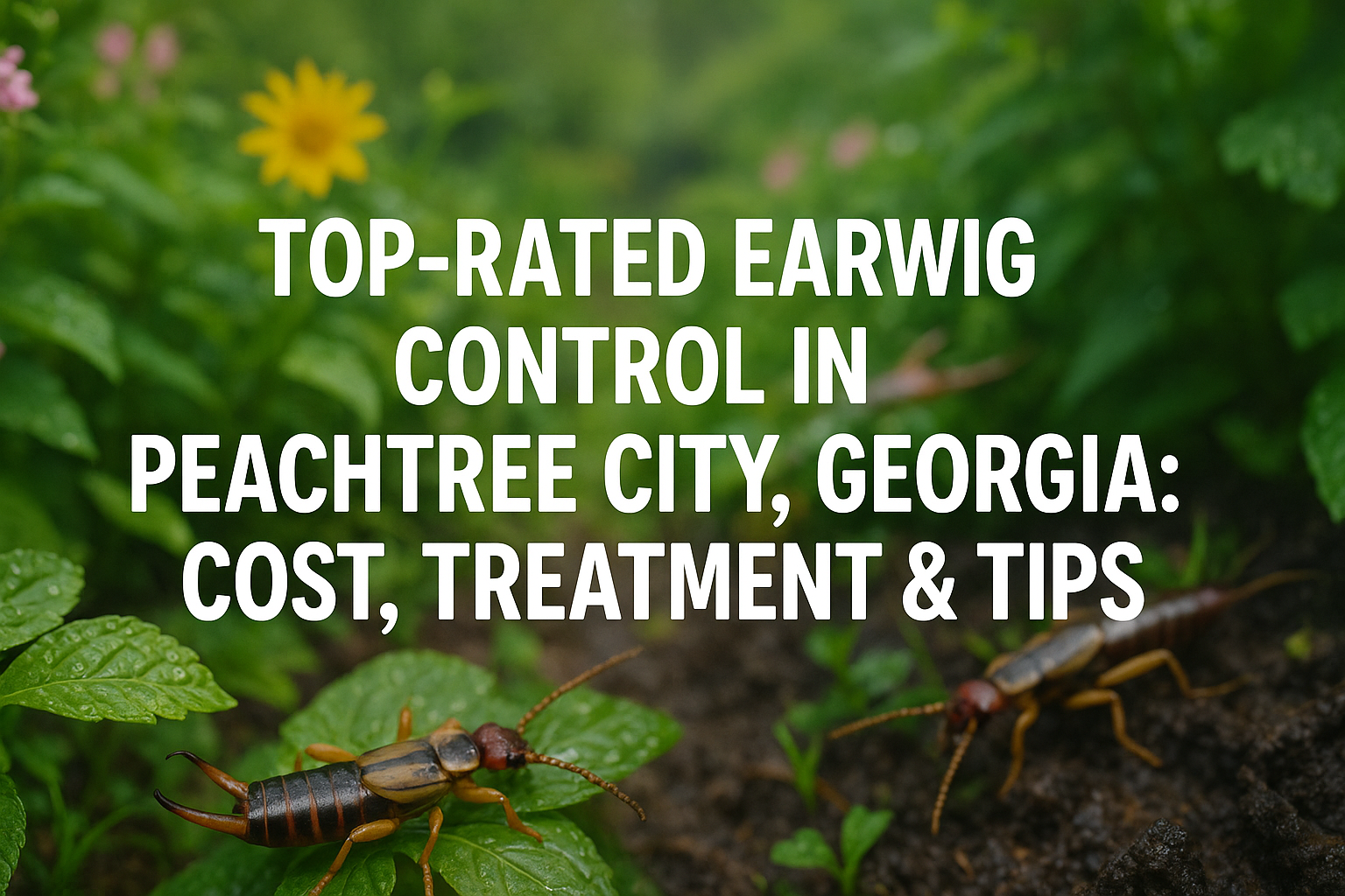 Earwig control Peachtree City