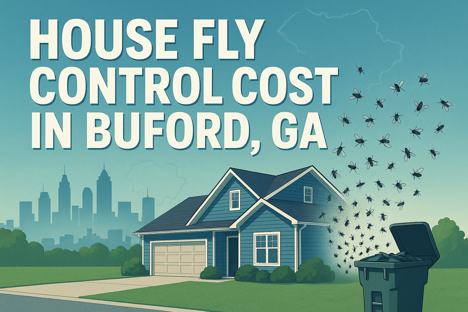 How much does house fly control cost in Buford, Georgia?