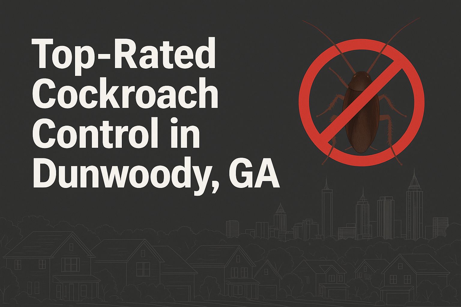 Cockroach Control Dunwoody, Georgia