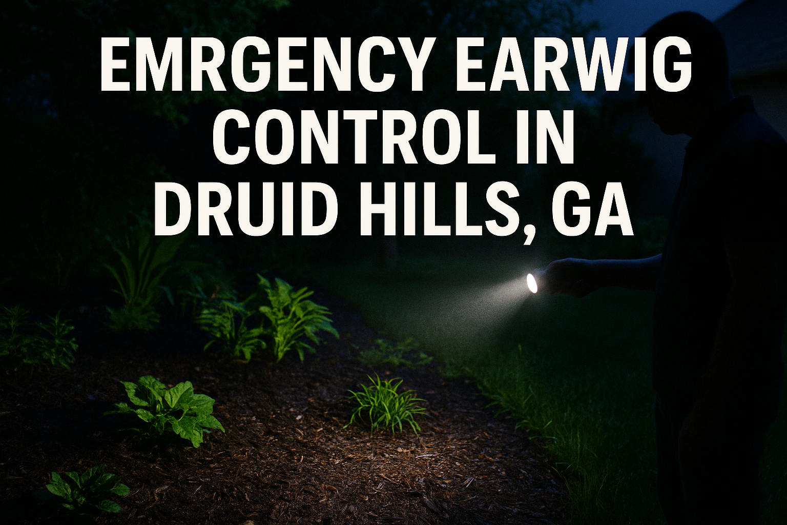 Emergency Earwig Control in Druid Hills, Georgia: What to Do Right Now