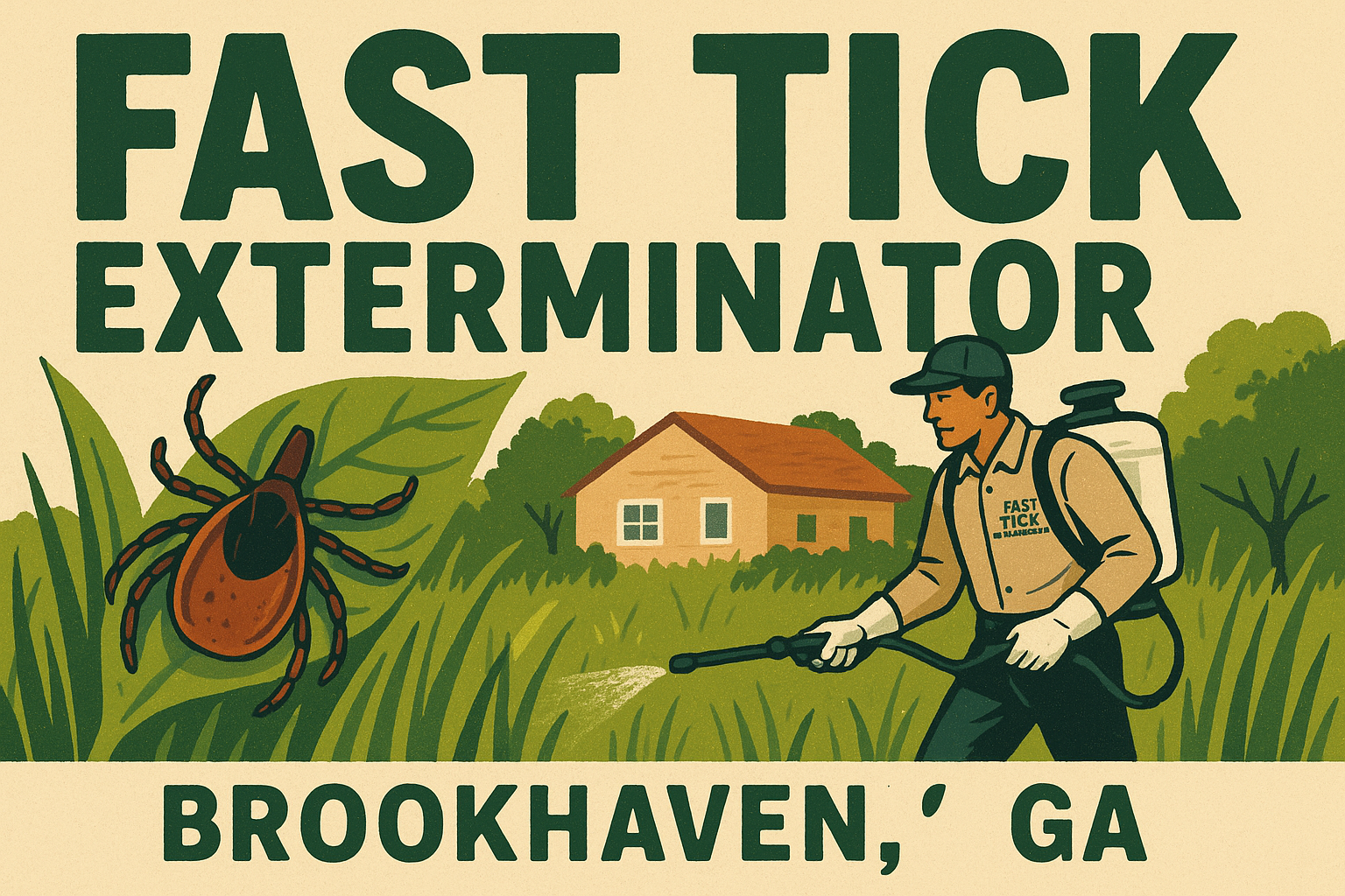 Tick Exterminator Brookhaven, GA