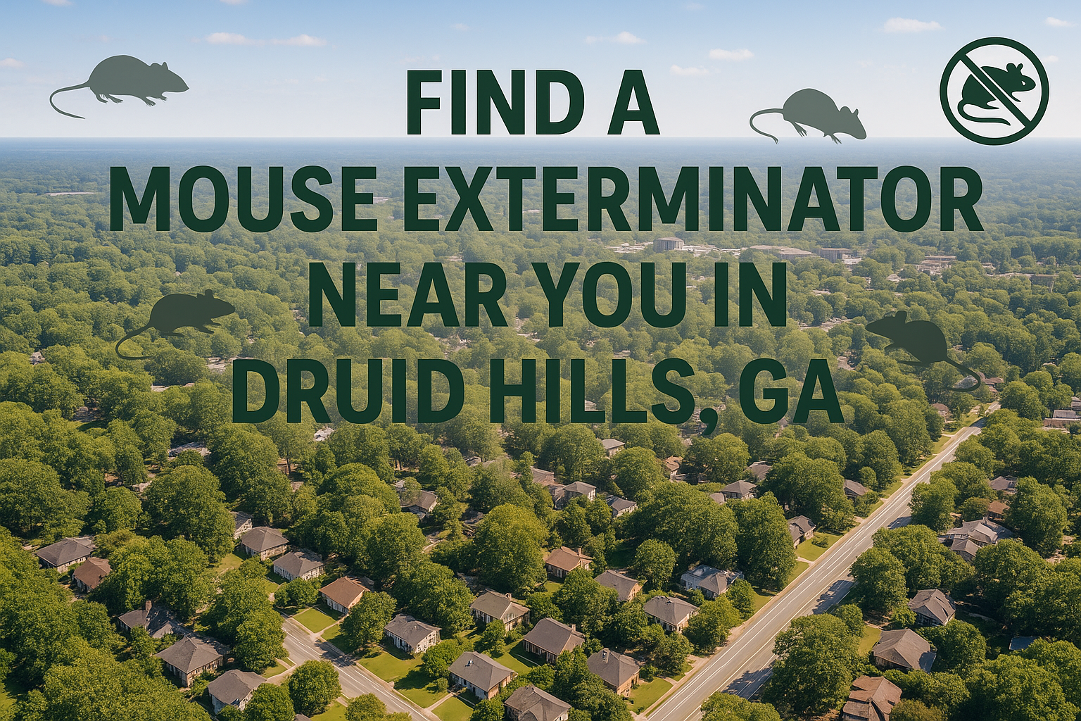 Mouse Exterminator Near Me Druid Hills