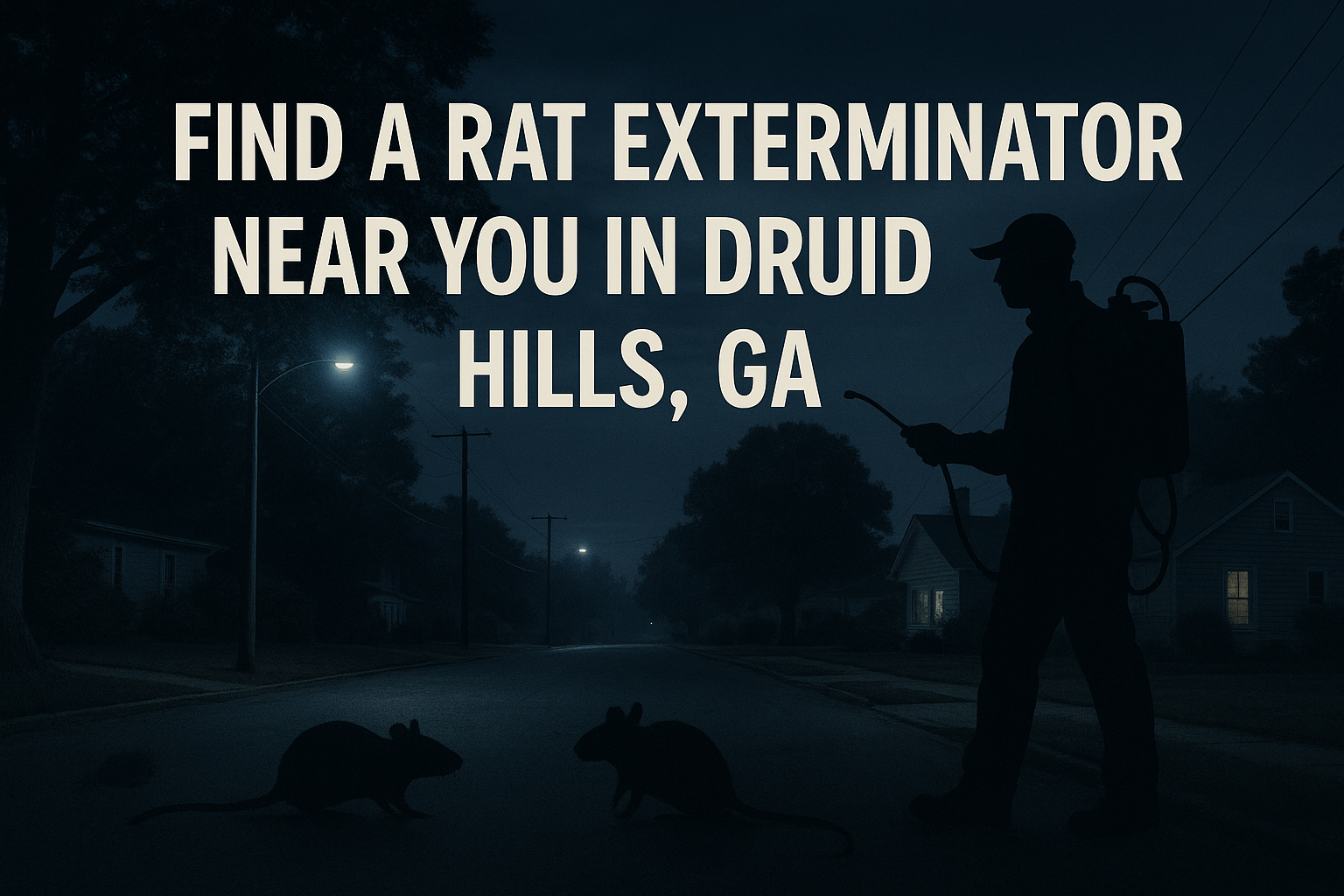 Rat Exterminator Near Me Druid Hills