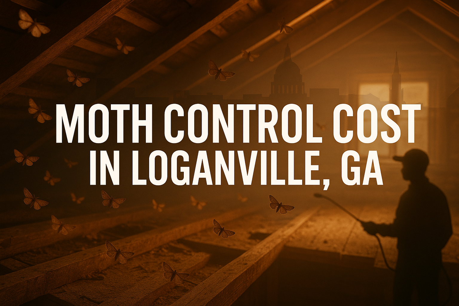 How much does moth control cost in Loganville, Georgia?