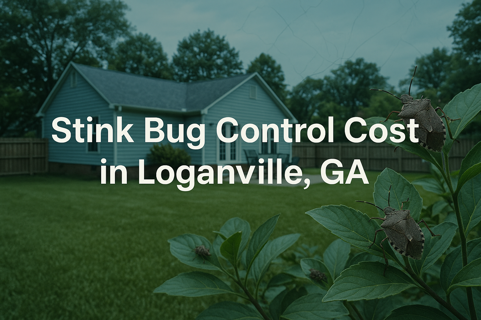 How much does stink bug control cost in Loganville, Georgia?