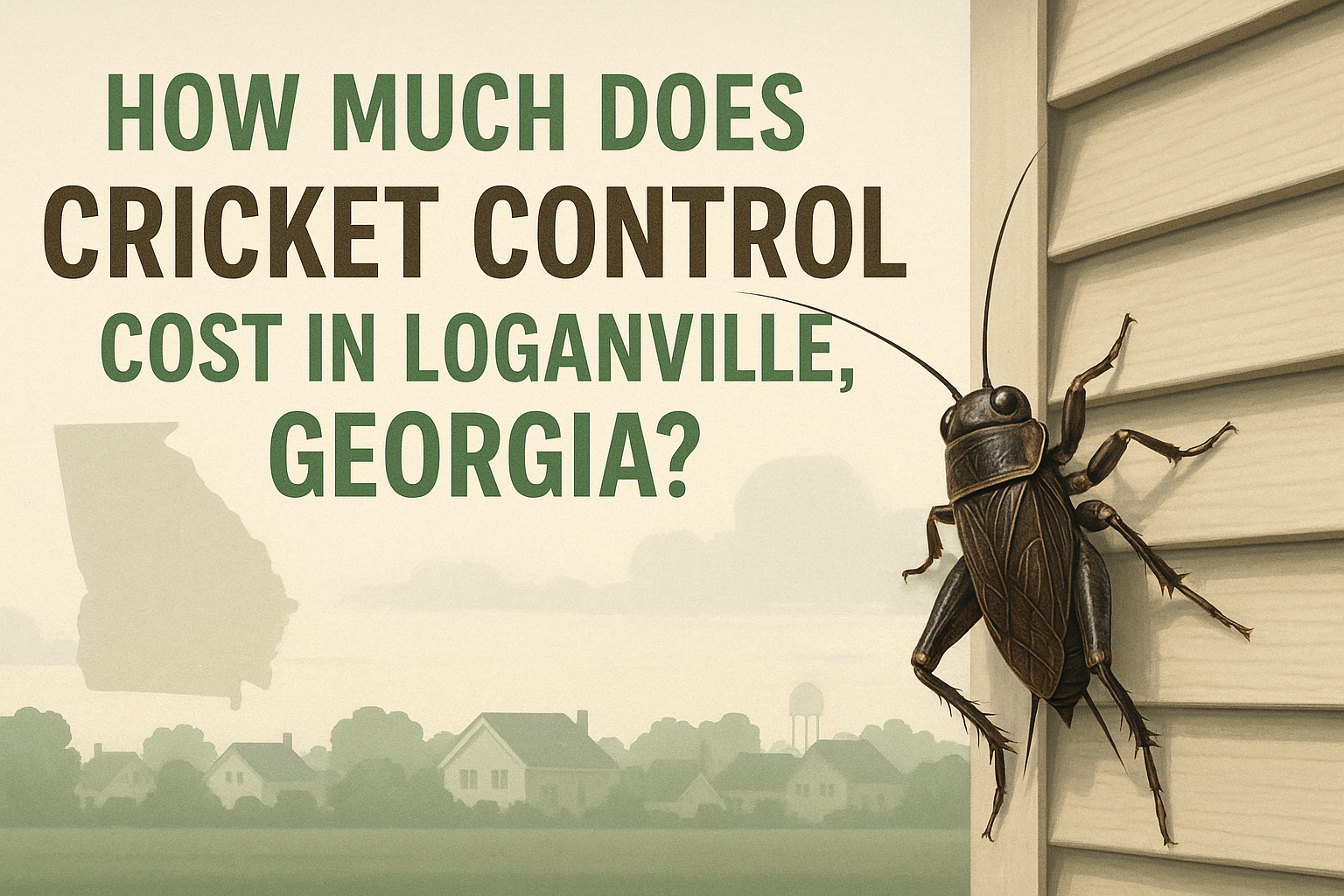Cricket control cost Loganville, Georgia