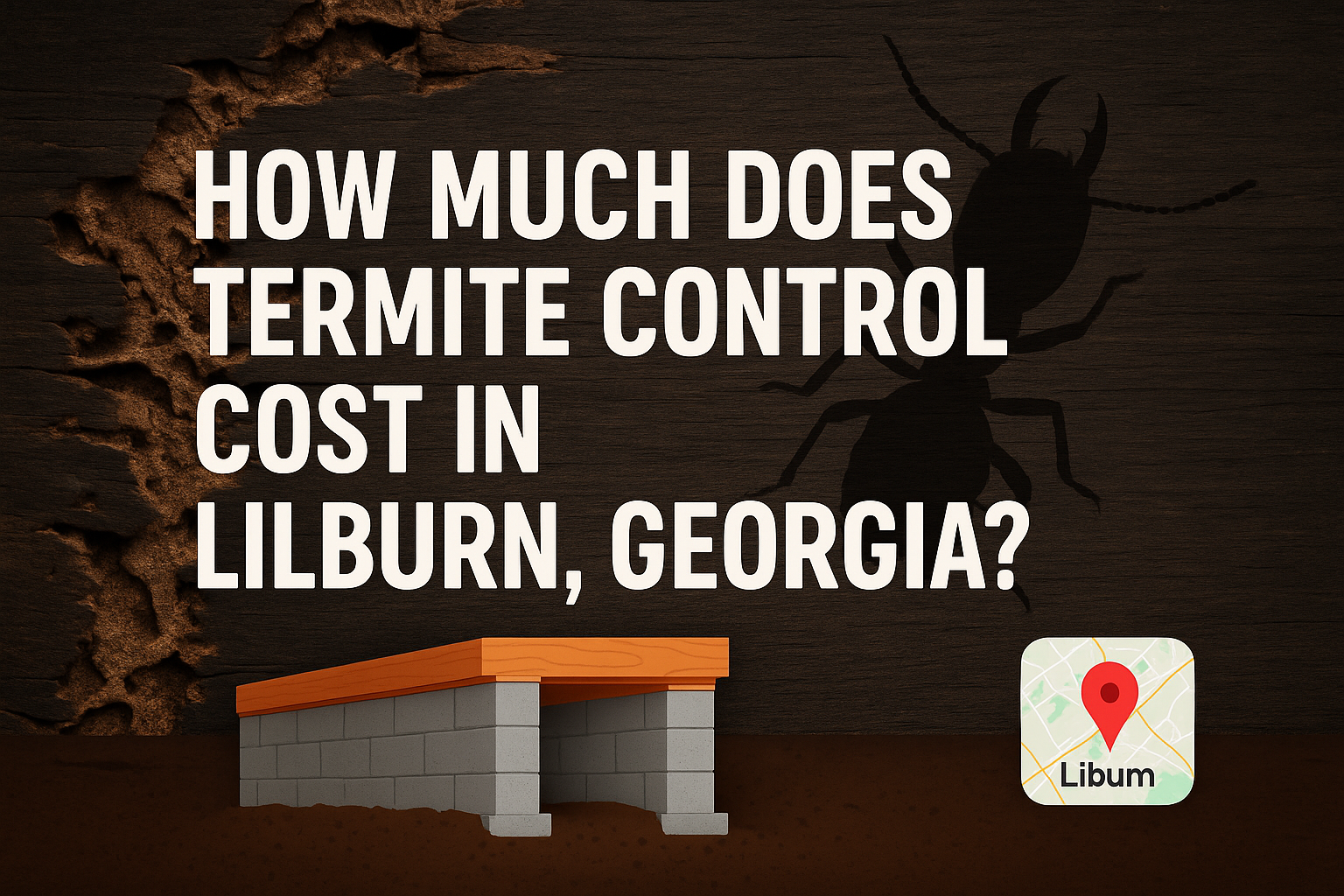 Termite control cost Lilburn, Georgia