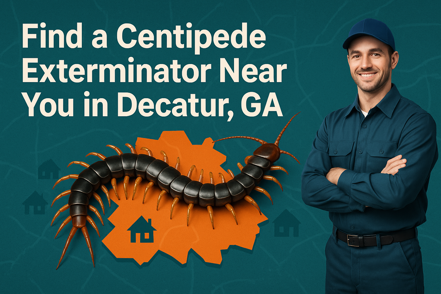 Find a Centipede Exterminator Near You in Decatur, GA: Local Guide