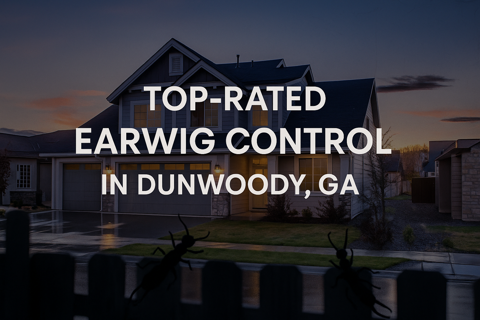Earwig Control Dunwoody, Georgia