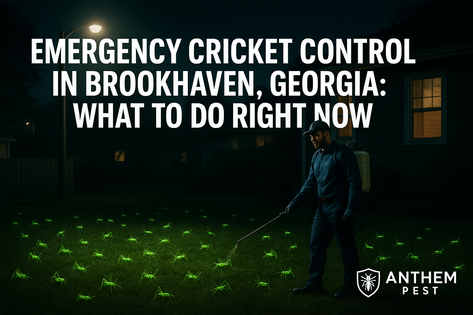 Emergency Cricket Control Brookhaven, Georgia