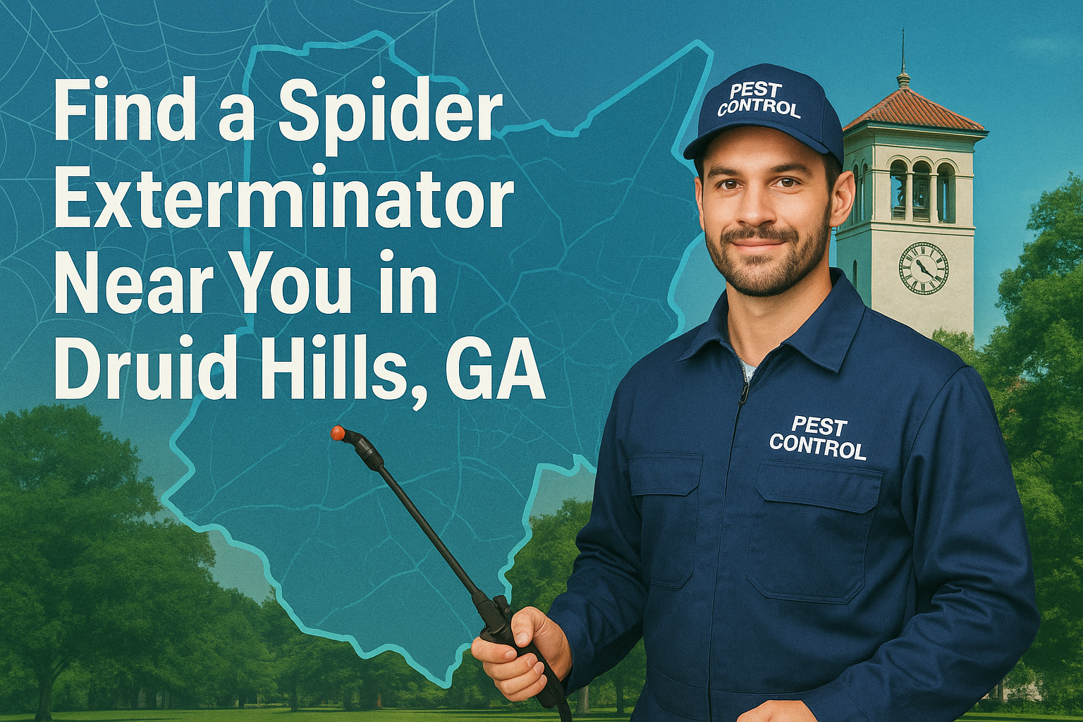 Spider Exterminator Near Me Druid Hills, GA