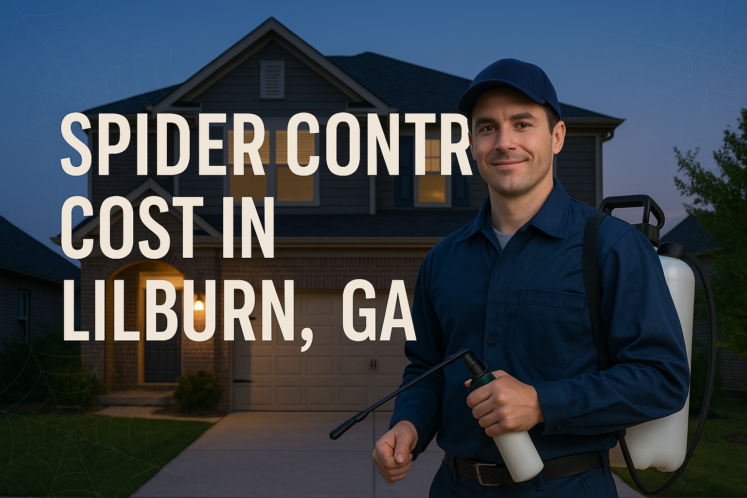How much does spider control cost in Lilburn, Georgia?