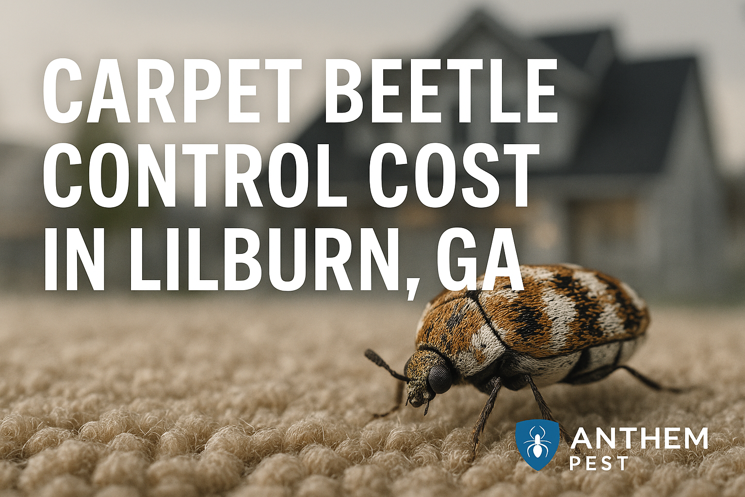 How much does carpet beetle control cost in Lilburn, Georgia?