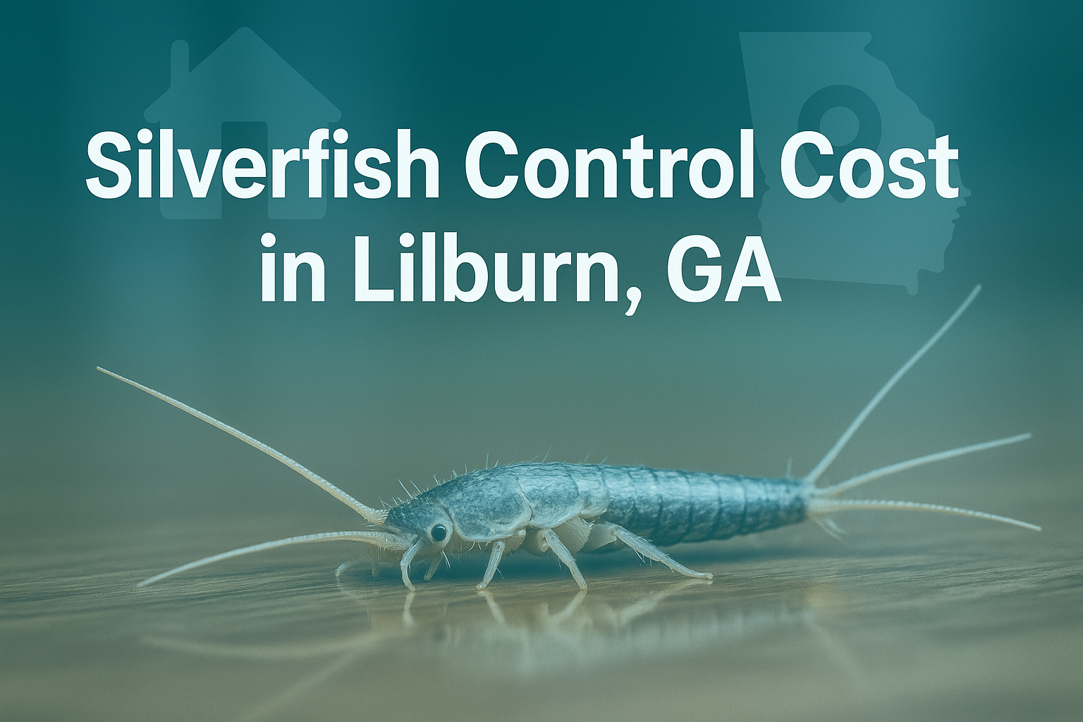 How much does silverfish control cost in Lilburn, Georgia?