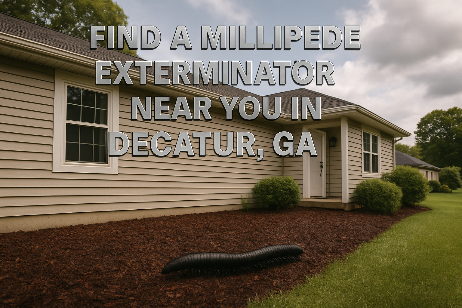 Find a Millipede Exterminator Near You in Decatur, GA: Local Guide